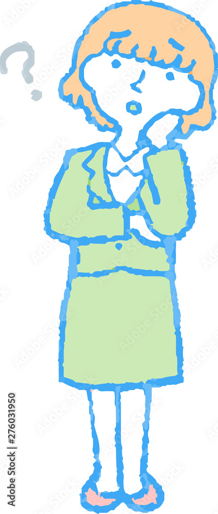 Pop Illustration of a Business woman face and pose Pop Illustration of a Business woman face and pose