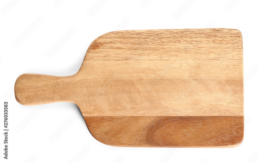 Wooden board on white background Wooden board on white background