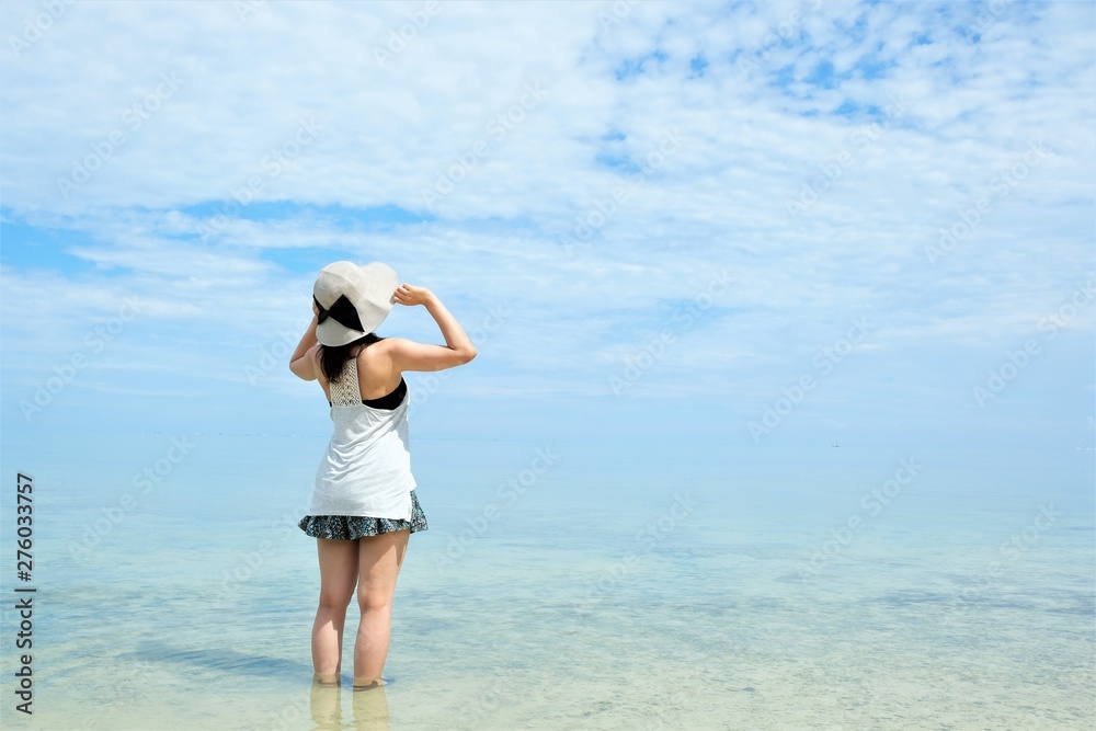 Fototapeta premium 石垣島 沖縄 女性ポートレート