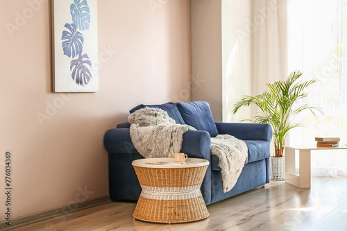 Stylish interior of living ...