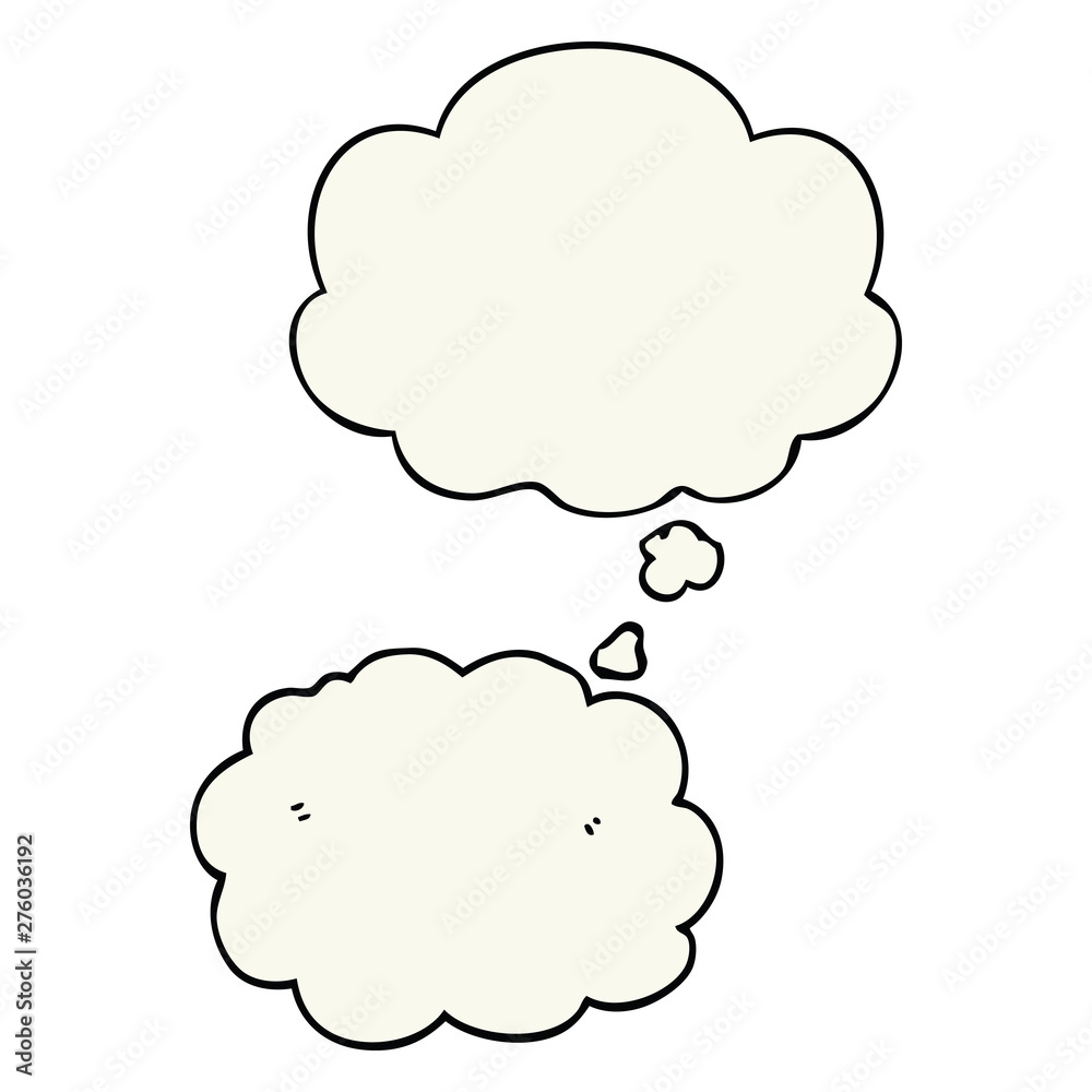 cartoon cloud and thought bubble cartoon cloud and thought bubble