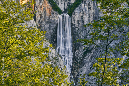 Fototapeta Naklejka Na Ścianę i Meble -  Boka waterfall in Slovenia