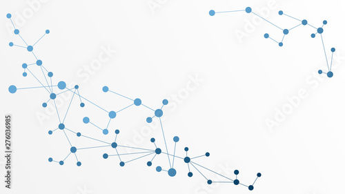 Abstract geometric connect lines and dots.Simple technology graphic background.Illustration Vector design Network and Connection concept.