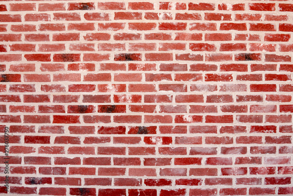 Fototapeta premium Red brick wall surface background