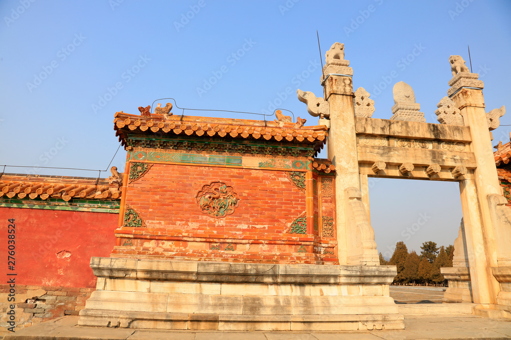Traditional Chinese architectural landscape