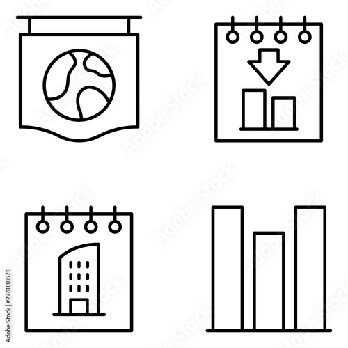 Business Vector Line Icon Set