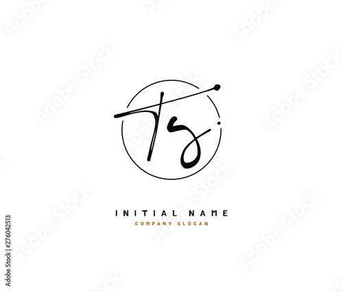 T G TG Beauty vector initial logo, handwriting logo of initial signature, wedding, fashion, jewerly, boutique, floral and botanical with creative template for any company or business.