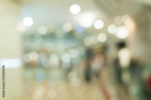 abstract background of shopping mall