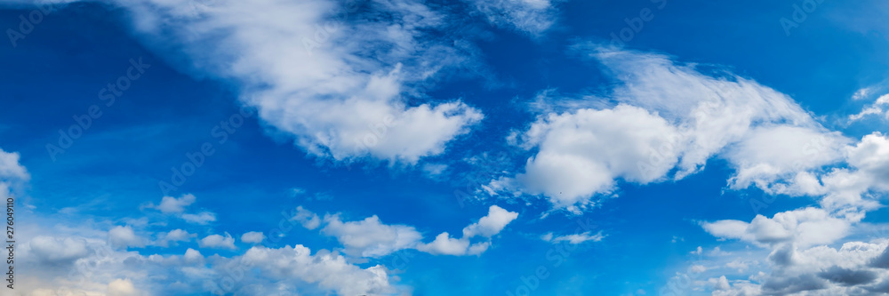 Panorama sky with cloud on a sunny day. Beautiful cirrus cloud. Panorama sky with cloud on a sunny day. Beautiful cirrus cloud.