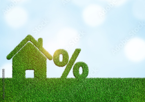Принти на полотні Property investment and house mortgage financial real estate concept