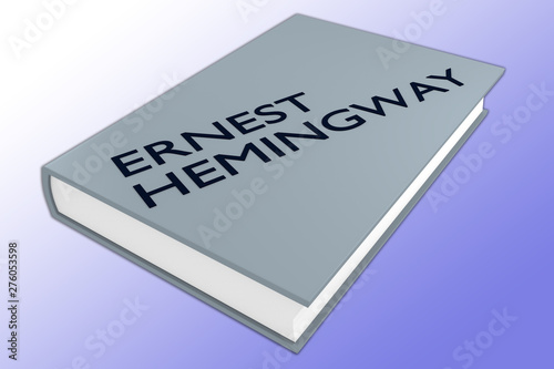 ERNEST HEMINGWAY concept photo