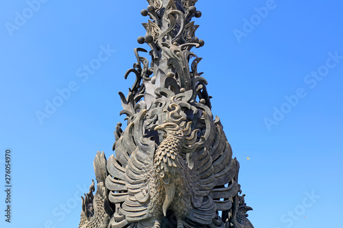 Phoenix sculpture in the park
