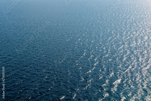 Fototapeta Naklejka Na Ścianę i Meble -  Sea water surface texture. Deep sea waves