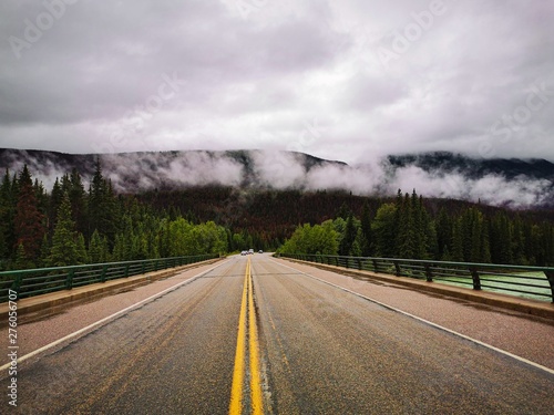 road and blue sky