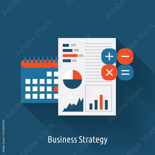 Business analysis isometric vector illustration. Growth strategy or financial goal concept.