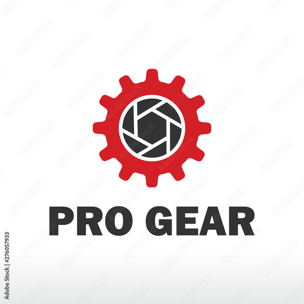 Naklejka premium gear logo design concept, gear logo