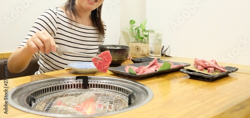 Obraz w ramie 一人焼肉