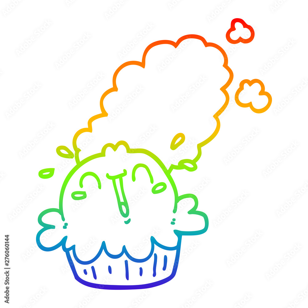 rainbow gradient line drawing cute cartoon pie rainbow gradient line drawing cute cartoon pie