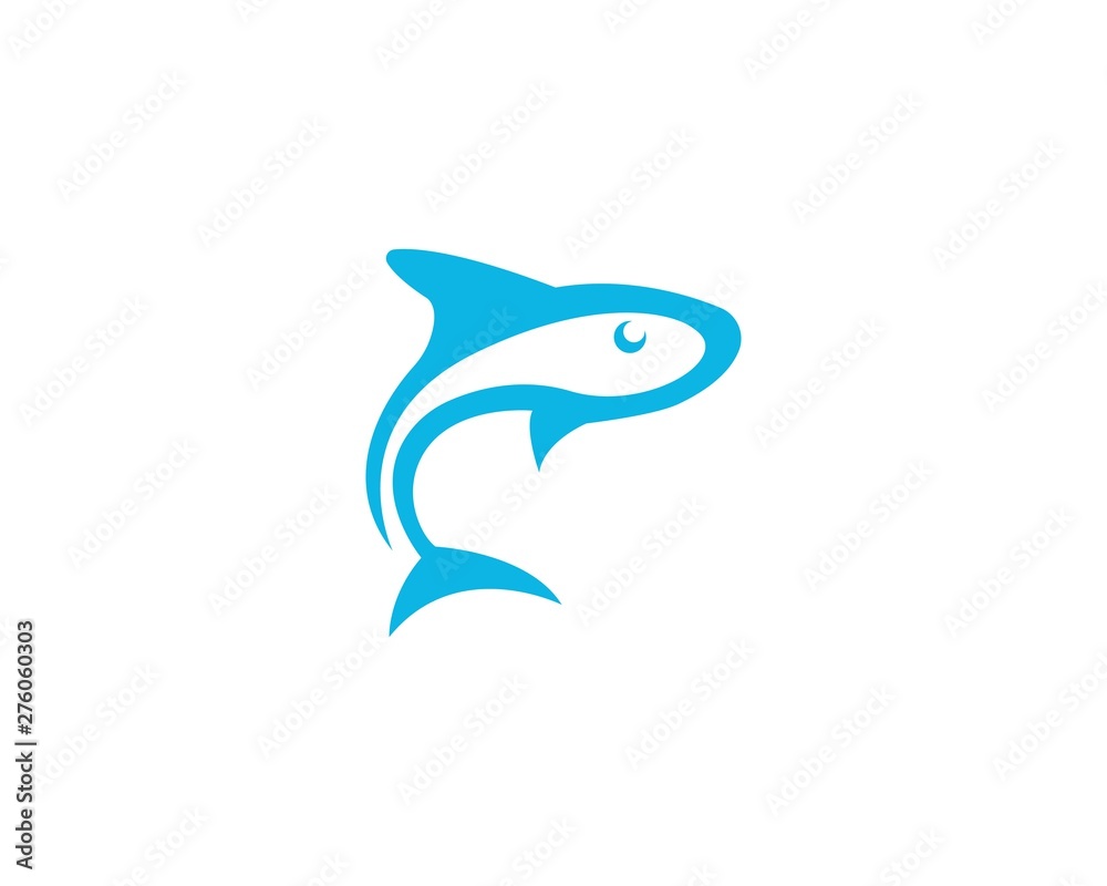 Fish logo template Creative vector symbol Fish logo template Creative vector symbol