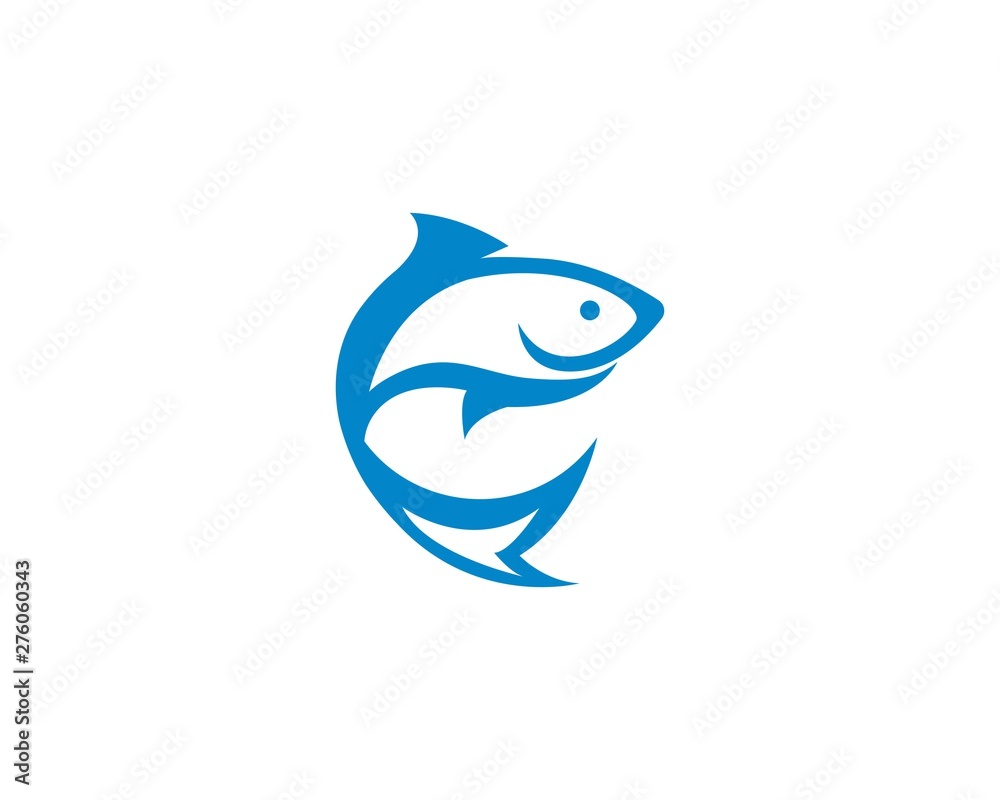 Fish logo template Creative vector symbol Fish logo template Creative vector symbol