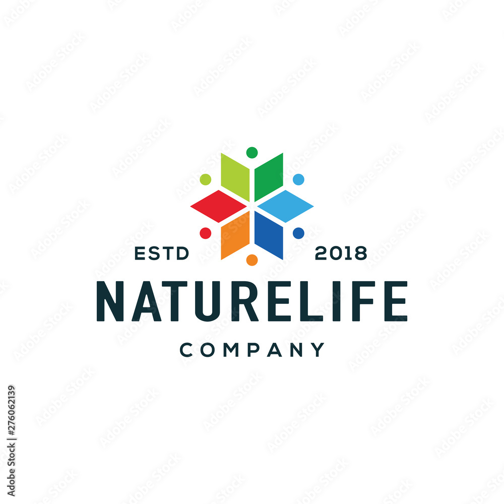 Wellness logo design vector. Wellness logo design vector.