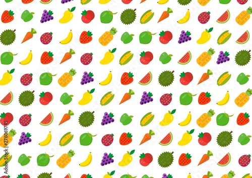 Fruits background of nature