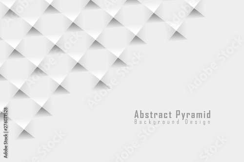 Abstract pyramid design for background