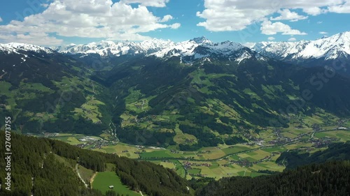 Arial flight with my DJI Mavic 2 Pro from the Austria Alps - Tirol - Zillertal - Zellberg photo