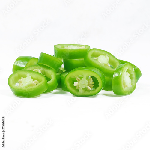 chili pepper isolated cut out on white background