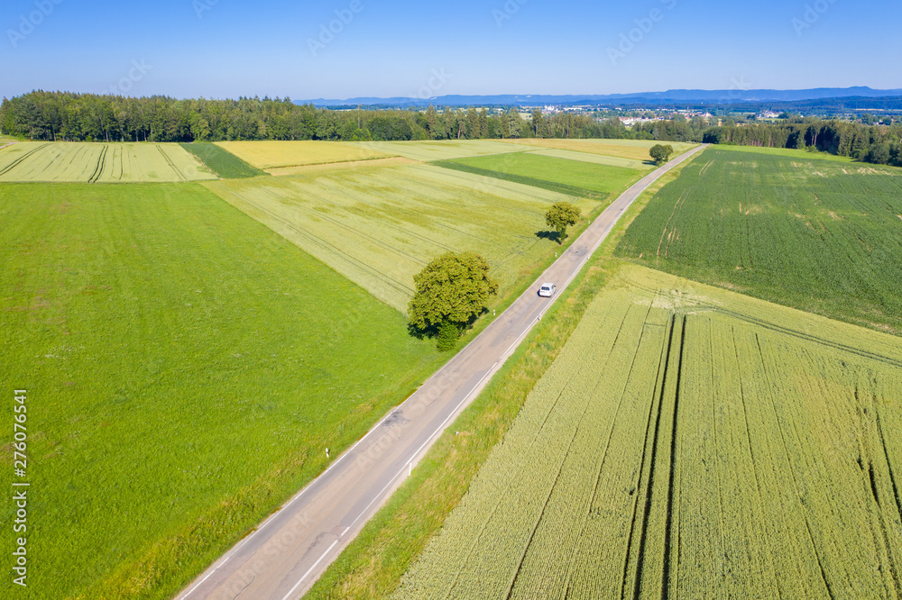 countryside road in south Germany