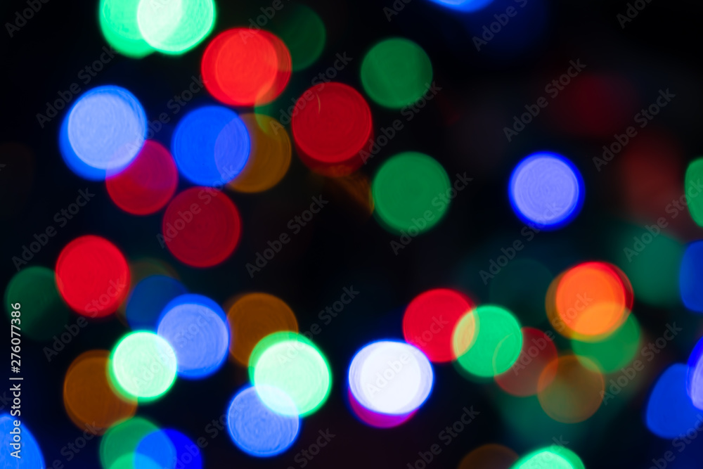 Fototapeta premium Abstract Light Bokeh beautiful background.