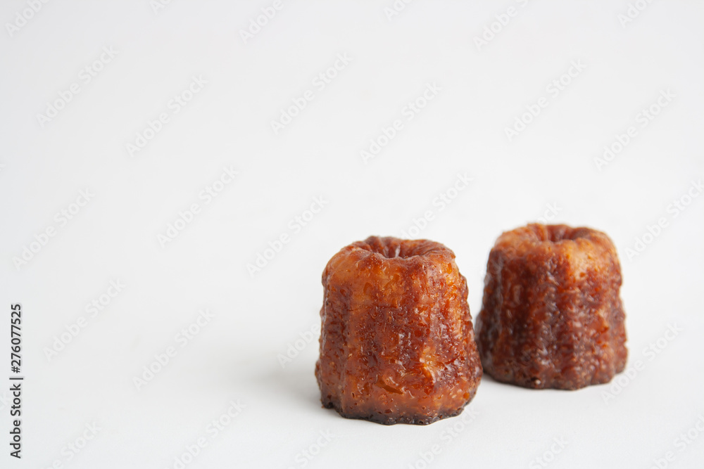 French pastry Caneles de bordeaux rum and vanilla flavor thick caramelized.. French pastry Caneles de bordeaux rum and vanilla flavor thick caramelized..
