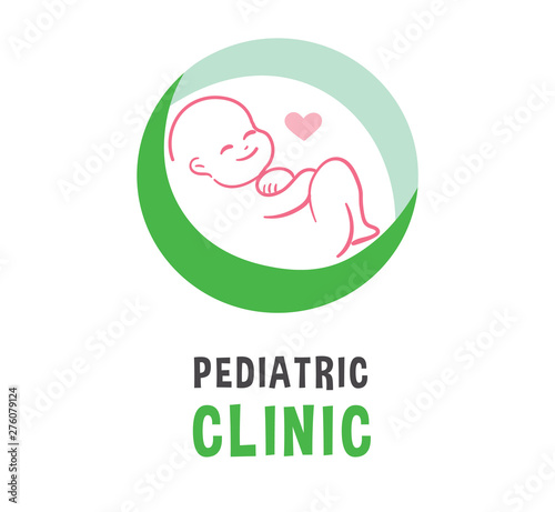Newborn in Circle Center on Pediatric Clinic Logo