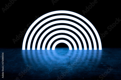 circle hole on the dark int...