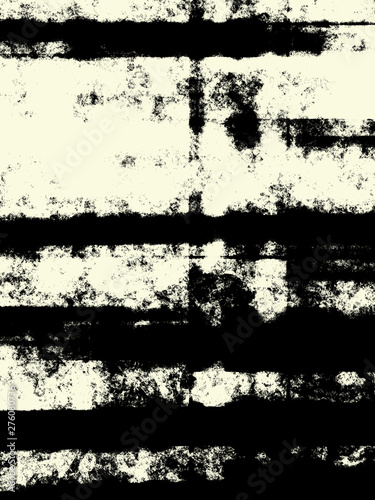 Abstract grunge bitmap background. Monochrome handcrafted vertical composition of irregular graphic elements.