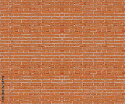Antique wall of bricks on background.