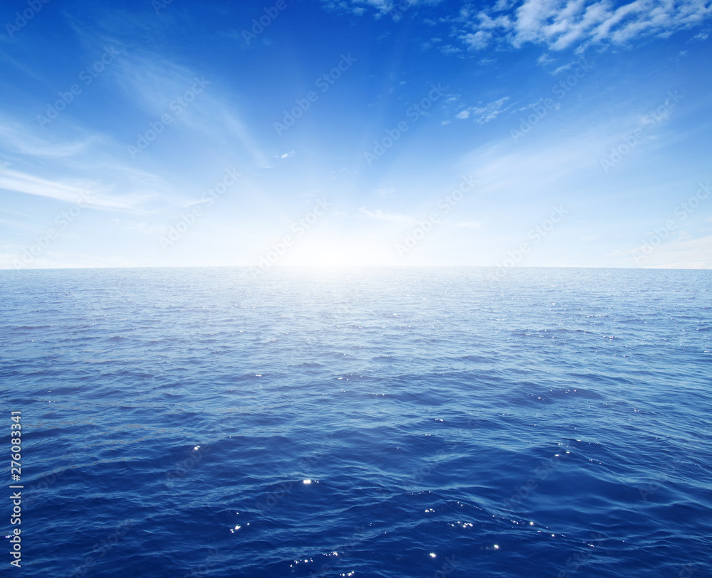 Obraz premium Seascape and blue sky