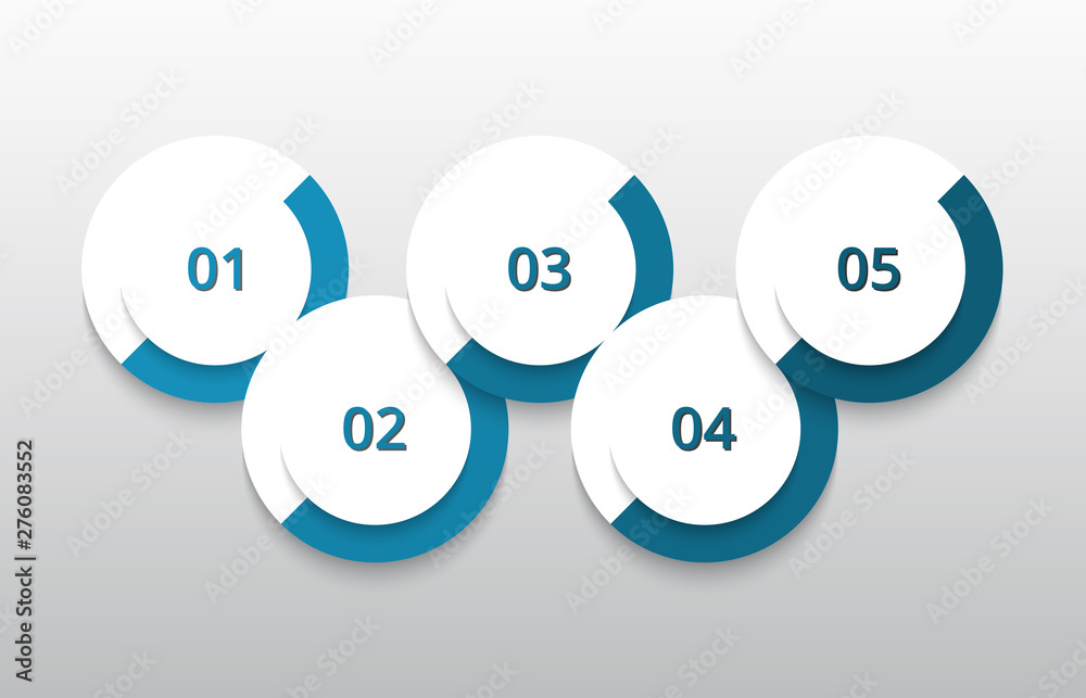 Step by step infographic. Step by step infographic.