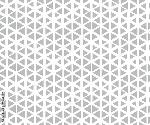 Abstract geometric pattern. Seamless vector background. White and grey halftone. Graphic modern pattern. Simple lattice graphic design.