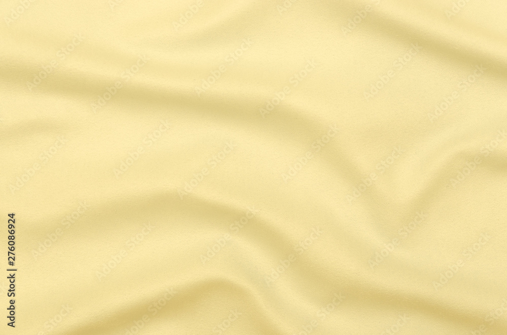 Fototapeta premium Pastel yellow stripe fabric background