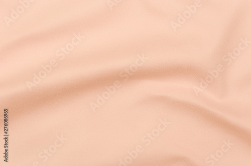 Pastel orange stripe fabric background