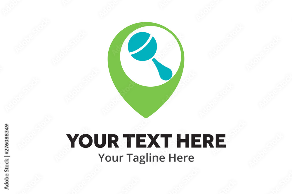 unique baby simple logo creative design in flat style with color . baby logo creative design for identity and shop