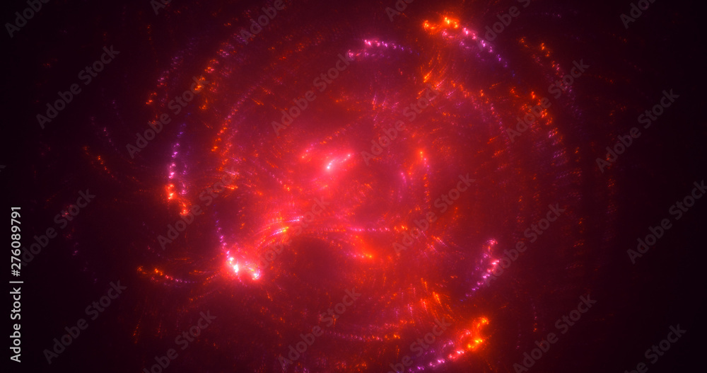 Fototapeta premium 3D rendering abstract round light background