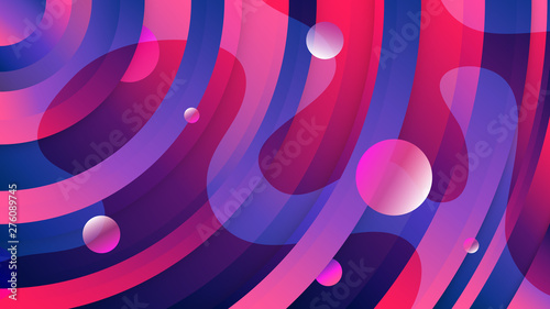 Wallpaper Mural Circle gradient background. Fluid gradient circled shapes composition. Futuristic design posters. Eps10 vector. Torontodigital.ca