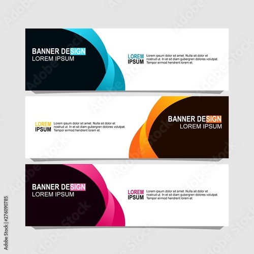 Vector abstract design banner web template.can be use for, landing page, website, mobile app, poster, flyer, coupon, gift card, smartphone template, web design
