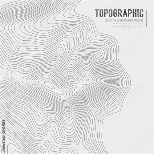 Grey contours vector topography. Geographic mountain topography vector illustration. Topographic pattern texture. Map on land vector terrain. Elevation graphic contour height lines. Topographic map