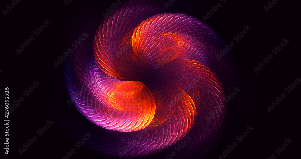 3D rendering abstract round light background 3D rendering abstract round light background
