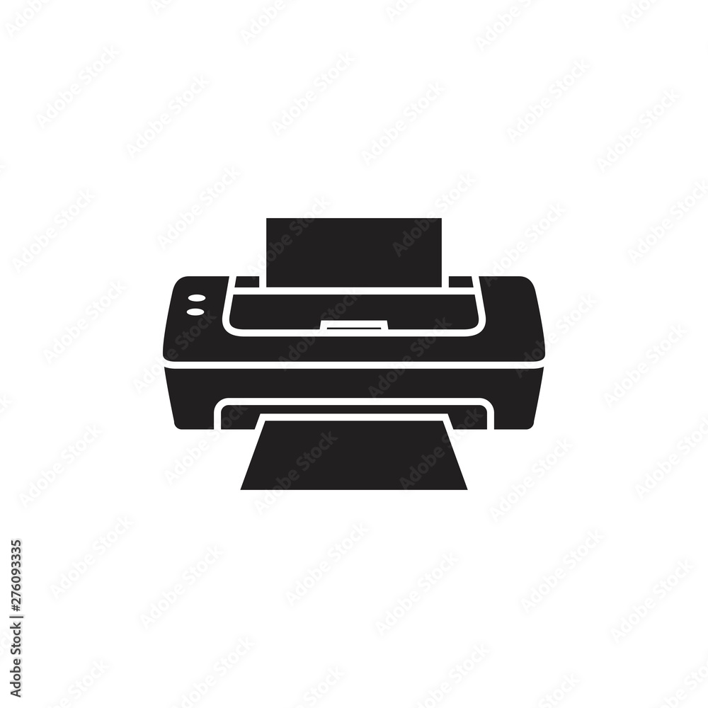 Print Icon Vector Illustration Print Icon Vector Illustration