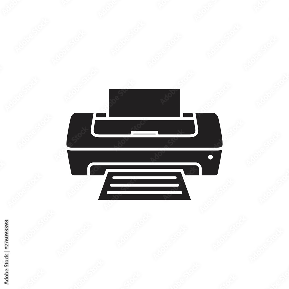 Print Icon Vector Illustration Print Icon Vector Illustration