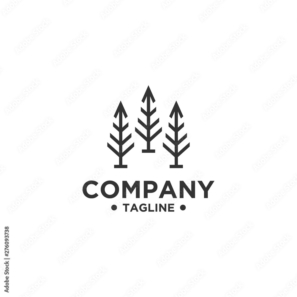 Tree Logo design vector template